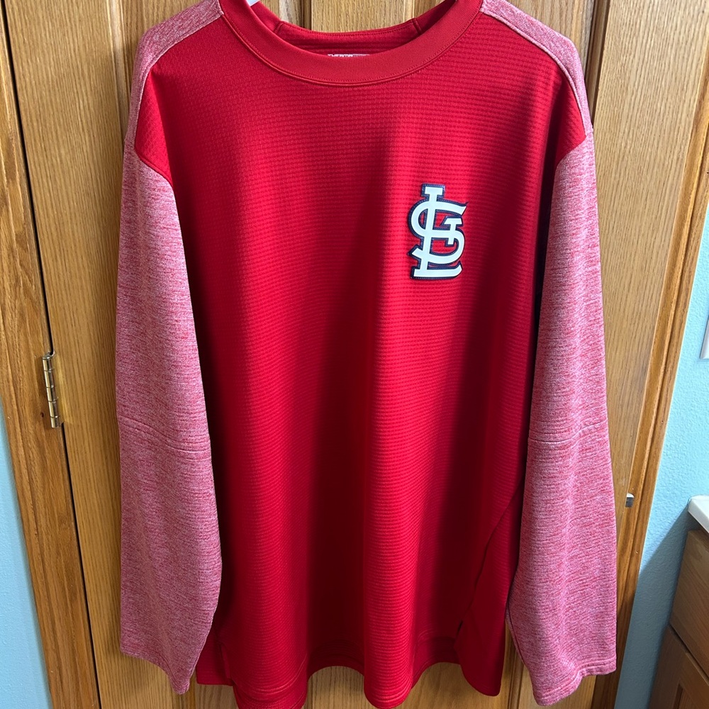 Majestic St. Louis Cardinals. Thermabase Long Sleeve Crewneck. Red Men’s XXL.